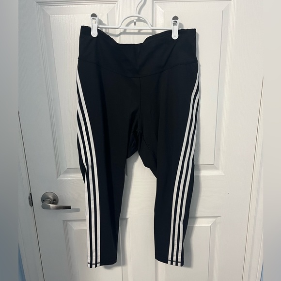 Adidas | 3 Stripe Leggings | GUC | Size 2X/20 - Picture 1 of 5
